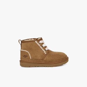 Ugg Neumel II Spill Seam Klassiska Stövlar Barn Bruna (195628PWN)